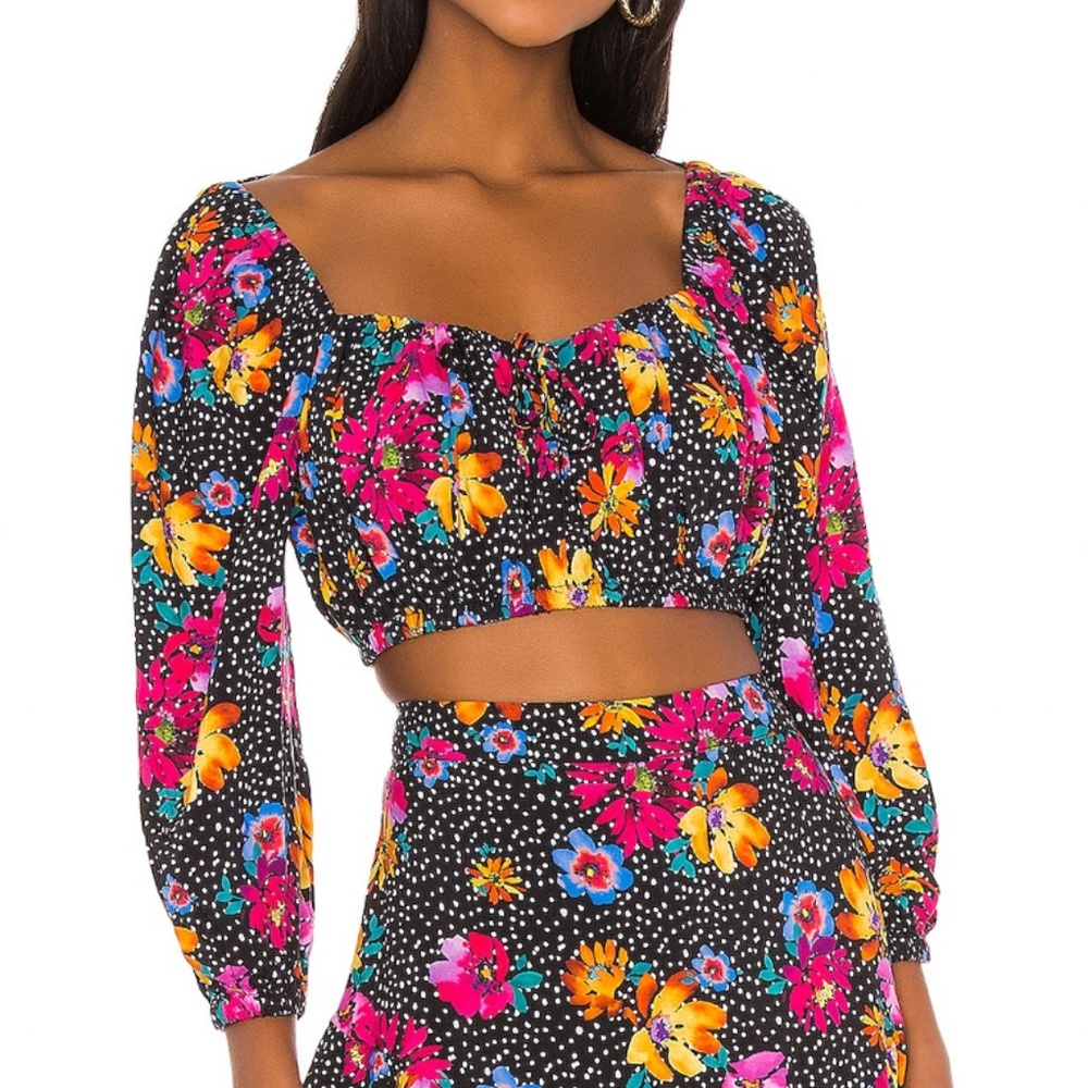 Majorelle Swift Top In Dotted Multi - image 3